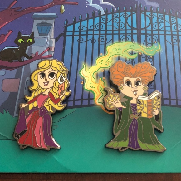 Loungefly Hocus Pocus Brooch Set - Multicolor - Picture 2 of 4